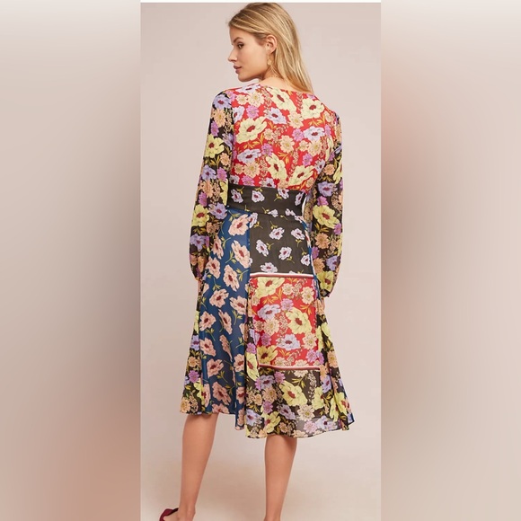 Anthropologie-Maeve Gardenia Wrap Dress - Picture 5 of 15